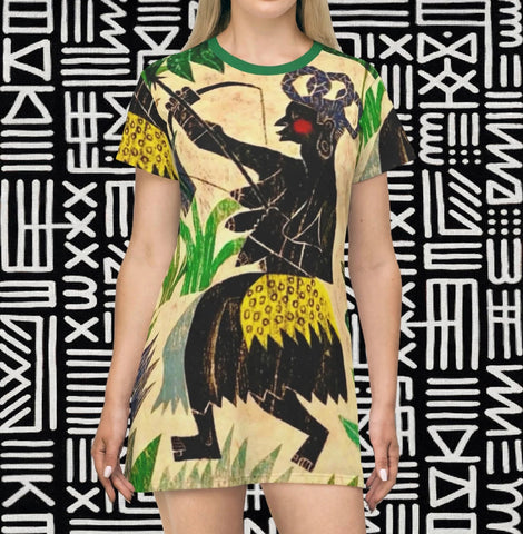 Fertility Goddess  T-Shirt Dress - $42.99