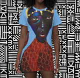 African Curiosity T-Shirt Dress - $42.99