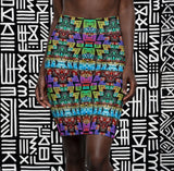 Graffitti Art African MIDI Skirt - $29.99