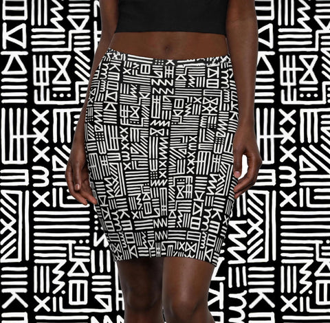 Mudcloth Print  Skirt - $29.99