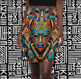 African Tribal Mask  Skirt - $29.99