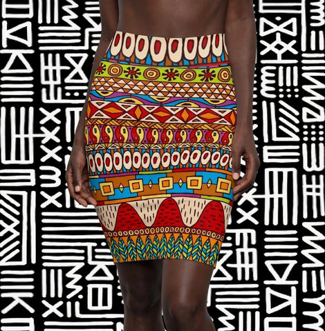 Copy of African Goddess Art Pencil Skirt – $29.99