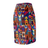 Afro Cityscape Skirt - $29.99