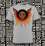 Afro Angel Face - Ruby - Gray - $39.99