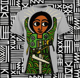 Afro Angel Warrior - Forrest- Gray