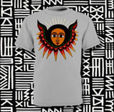 Afro Angel Face - Tropical - Gray