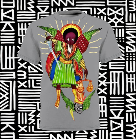 African Angel Slaying Demon Tee