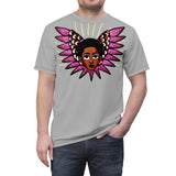 Afro Angel Face - Pink - Gray - $39.99