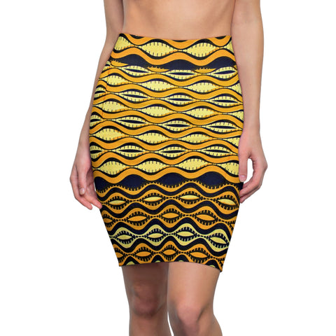 African Wave Midi Skirt - $42.99