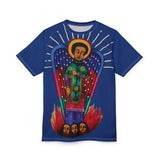 Blessed African Angel Tee  - Blue