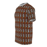 Afro Angel Warrior Print Shirt - Red - $39.99