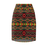 Tribal Geo Print Pencil Skirt - $29.99