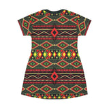 Tribal  Pattern T-Shirt Dress — $42.99