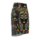 African Goddess Geometric Skirt - $29.99