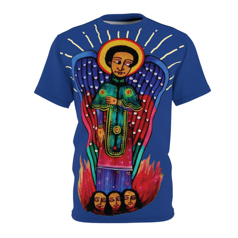Blessed African Angel Tee  - Blue