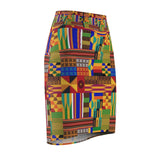 Kente Printl Skirt - $29.99