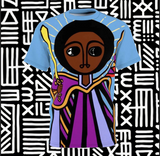 Afro-Guardian Angel Shirt (Blue) - $39.99