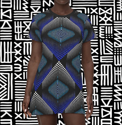 P-Zone Blue -  T-Shirt Dress - $42.99
