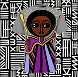 Afro-Guardian Angel Shirt (gray) - $39.99