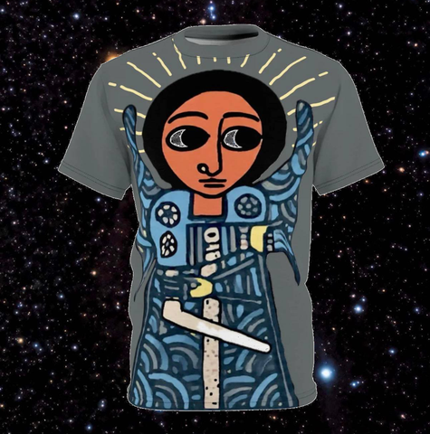Afro Angel Warrior - Frost - Gray