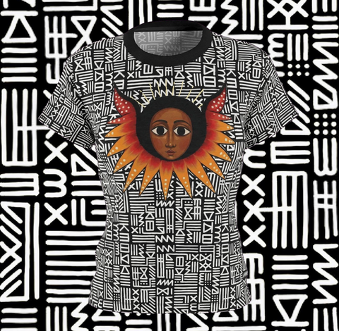 Afro Angel Face  - Women's Shirt - $42.99 - Sunrise