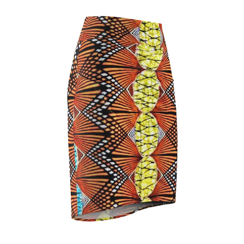 Golden Egg Women's African Pencil Skirt