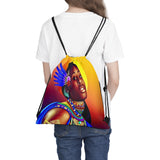 African Diety -Female Drawstring Bag - $22.99