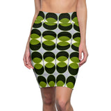 Ripe Avocado  Midi Skirt