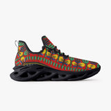 Red Sunrise  African Bounce Sneakers - $59.99