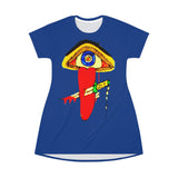 Protection Eye  T-Shirt Dress - $42.44