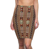 Mbele "forward' African Midi Skirt