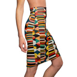 Heritage African Midi  Skirt