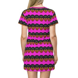 Pink African Preistess  T-Shirt Dress - $42.99
