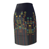 Midnight Garden African Midi Skirt - $29.99