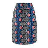 Sardine Blues Women's African Pencil Skirt