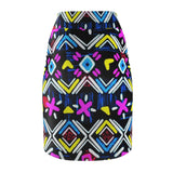 Village Festival African Midi Skirt