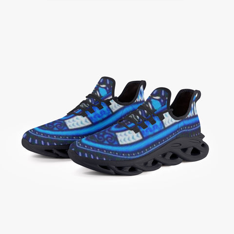 Dashiki African . Bounce Sneakers - Blue - $59.99