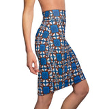 Tentative Twillight African Midi Skirt