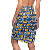 Speech African Midi  Skirt