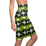Ripe Avocado  Midi Skirt
