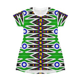 All Over Print T-Shirt Dress