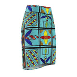 Balance African Midi Skirt