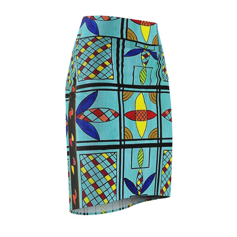 Balance African Midi Skirt