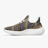 Bantu African Sneakers - White/Black - $59.99