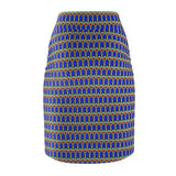 Candlelight African Midi Skirt