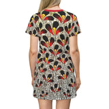 African Mussells  T-Shirt Dress - $42.99