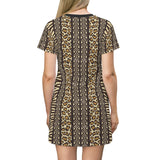 Primal Print T - Shirt Dress