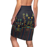 Midnight Garden African Midi Skirt - $29.99