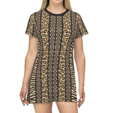 Primal Print T - Shirt Dress