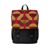Red Wave Unisex Casual Shoulder Backpack $59.99